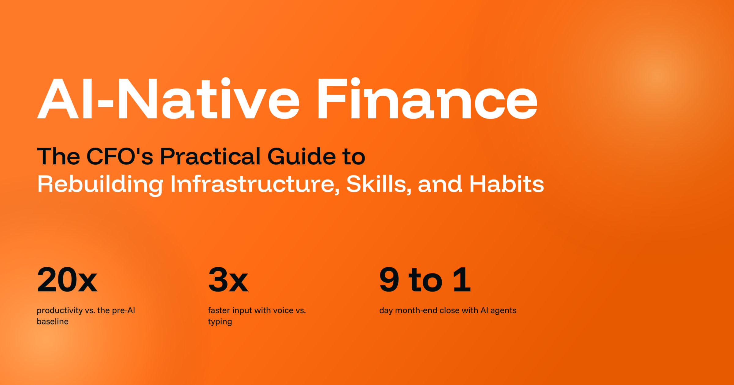 The CFO's Practical Guide to Building an AI-Native Finance Function